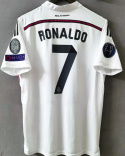 Koszulka Piłkarska Real Madryt 2014/2015 Home Retro, #7 Ronaldo