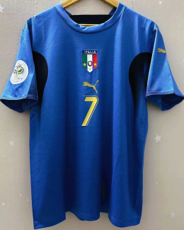 Koszulka Piłkarska Włochy MŚ 2006 Home Retro, DEL PIERO, TOTTI