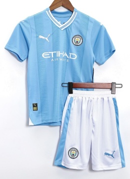 Piłkarski Komplet Strój Dziecięcy Manchester City Home 2023/2024, Haaland