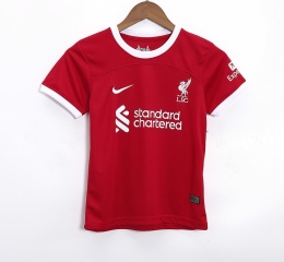 Piłkarski Komplet Strój Dziecięcy Liverpool FC Home 2023/2024, Salahm Darwin