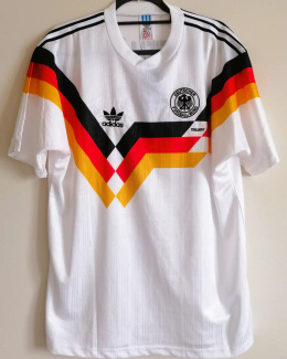 Koszulka Piłkarska Niemcy MŚ 1990 Home RETRO, Voller, Matthaus, Klinsmann