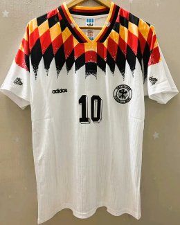 Koszulka Piłkarska Niemcy MŚ 1994 Home RETRO, Klinsmann, Moller