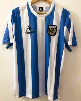 Koszulka Piłkarska Argentyna 1986 Home RETRO, MARADONA