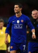 Komplet Piłkarski Dziecięcy Manchester United Away 2008/2009 Retro