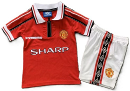 Komplet Piłkarski Dziecięcy Manchester United Home 1998/1999 Retro, Beckham