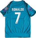 Komplet Piłkarski Dziecięcy Real Madryt 2017/2018 Away Retro, #7 Ronaldo