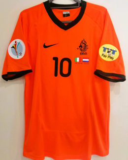 Koszulka Piłkarska Holandia Euro 2000 Retro Home, BERGKAMP