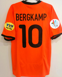 Koszulka Piłkarska Holandia Euro 2000 Retro Home, BERGKAMP