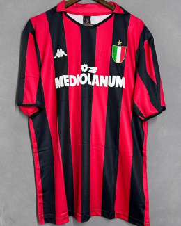 Koszulka Piłkarska AC Milan 1988/1989 Home Retro, #9 van Basten