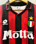 Koszulka Piłkarska AC Milan 1993/1994 Home Retro, van Basten, Baresi, Maldini, Gullit, Rijkaard