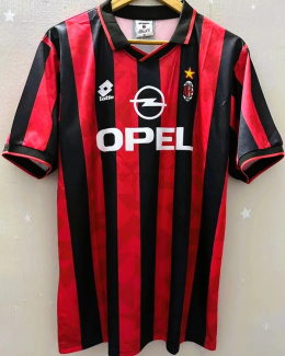 Koszulka Piłkarska AC Milan 1995/1996 Home Retro, Maldini, Baresi