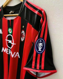 Koszulka Piłkarska AC Milan 2003/2004 Retro, Kaka