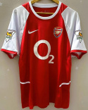 Koszulka Piłkarska Arsenal Londyn 2003/2004 Home Retro, Henry, Bergkamp