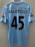 Koszulka Piłkarska Manchester City 2011/2012 Home Retro, Aguero, Nasri