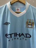 Koszulka Piłkarska Manchester City 2011/2012 Home Retro, Aguero, Nasri