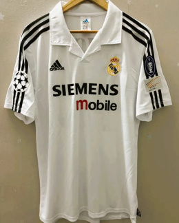 Koszulka Piłkarska Real Madryt 2001/2002 Home Retro, #5 Zidane