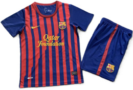 Piłkarski Komplet Strój Dziecięcy FC Barcelona 2011/2012 Home Retro, Messi