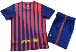 Piłkarski Komplet Strój Dziecięcy FC Barcelona 2011/2012 Home Retro, Messi