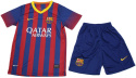 Piłkarski Komplet Strój Dziecięcy FC Barcelona 20132014 Home Retro, Messi, Neymar Jr