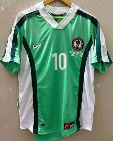 Koszulka Piłkarska Nigeria 1998 Home RETRO, OKOCHA