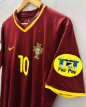 Koszulka Piłkarska Portugalia EURO 2000 Home RETRO, Figo, Rui Costa