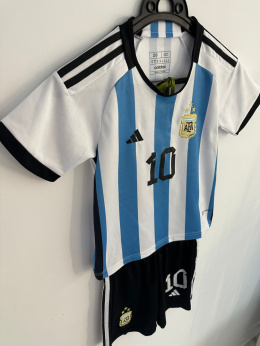 Komplet Dziecięcy Strój Piłkarski Argentyna 2022 Home, Koszulka Messi, Messi, Argentyna, Koszulka Argentyna