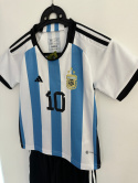 Komplet Dziecięcy Strój Piłkarski Argentyna 2022 Home, Koszulka Messi, Messi, Argentyna, Koszulka Argentyna