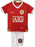 Komplet Piłkarski Dziecięcy Manchester United Home 2006/2007 Retro