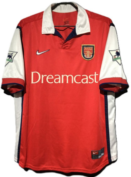 Koszulka Piłkarska ARSENAL LONDYN 1999/2000 Home Retro, Bergkamp