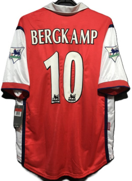 Koszulka Piłkarska ARSENAL LONDYN 1999/2000 Home Retro, Bergkamp