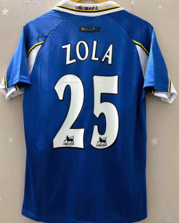 Koszulka Piłkarska Chelsea Londyn 1998/1999 Home Retro, Zola, Vialli