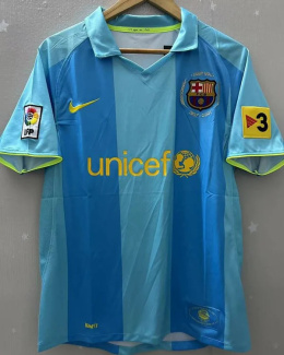 Koszulka Piłkarska FC Barcelona 2007/2008 Away Retro, Messi, Ronaldinho, Eto'o, Xavi, Iniesta