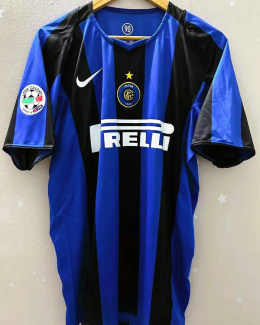 Koszulka Piłkarska Inter Mediolan 2004/2005 Home Retro, Adriano, Vieri