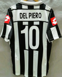 Koszulka Piłkarska Juventus Turyn 2001/2002 Home Retro, #10 Del Piero