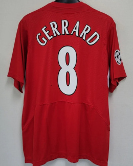 Koszulka Piłkarska Liverpool FC 2004/2005 Home Retro, Gerrard, Morientes