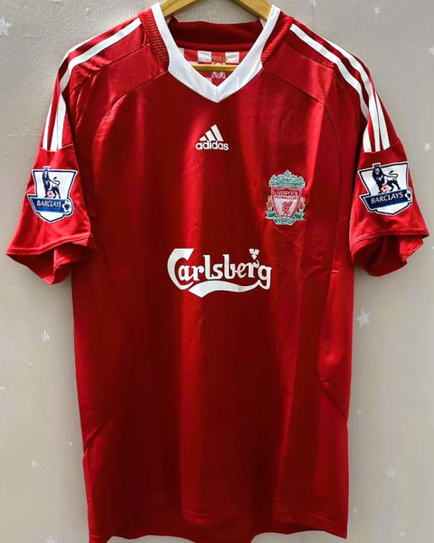 Koszulka Piłkarska Liverpool FC 2009/2010 Home Retro, Gerrard, Torres