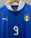 Koszulka Piłkarska Włochy Euro 2012 Home Retro, Balotelli, Pirlo