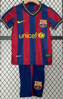 Piłkarski Komplet Strój Dziecięcy FC Barcelona 2009/2010 Home Retro, Messi