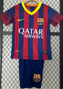 Piłkarski Komplet Strój Dziecięcy FC Barcelona 20132014 Home Retro, Messi, Neymar Jr