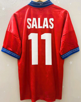 Koszulka Piłkarska Chile MŚ 1998 Home Retro, Salas, Zamorano