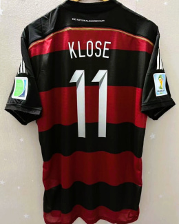 Koszulka Piłkarska Niemcy 2014 Away Retro, Klose, Kroos