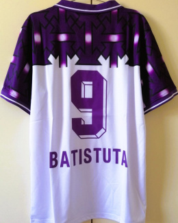 Koszulka Piłkarska AC Fiorentina 1992/1993 Away Retro, Batistuta, Rui Costa