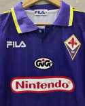 Koszulka Piłkarska AC Fiorentina 1997/1998 Home Retro, Batistuta, Rui Costa