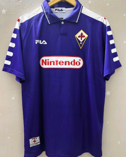 Koszulka Piłkarska AC Fiorentina 1998/1999 Home Retro, Batistuta, Rui Costa