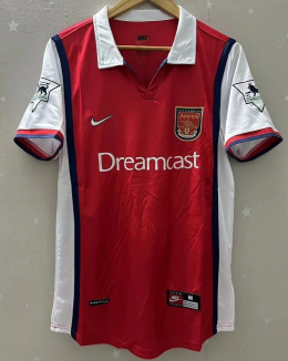 Koszulka Piłkarska ARSENAL LONDYN 1999/2000 Home Retro, #10 Bergkamp