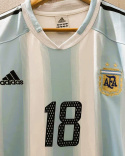 Koszulka Piłkarska Argentyna 2004/2005 Home Retro, Messi