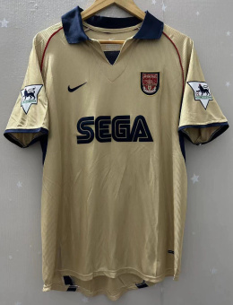 Koszulka Piłkarska Arsenal Londyn 2001/2002 Away Retro, #10 Bergkamp