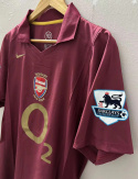 Koszulka Piłkarska Arsenal Londyn 2005/2006 Home Retro, Henry, Bergkamp