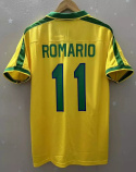 Koszulka Piłkarska Brazylia 1997 Home Retro, #11 Romario