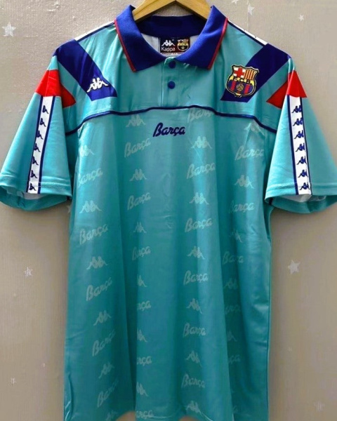 Koszulka Piłkarska FC Barcelona 1993/1994 Away Retro, Romario, Koeman, Guardiola